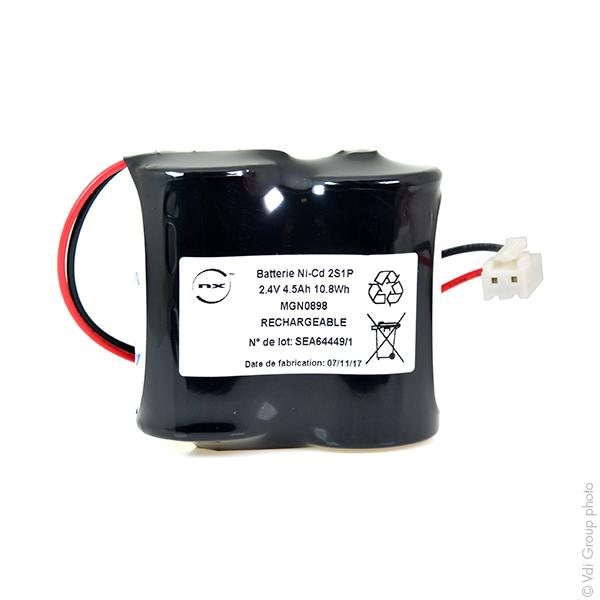 Batterie NiCd 2x D HT 2S1P ST1 2.4V 4.5Ah JST - Marque NX_0