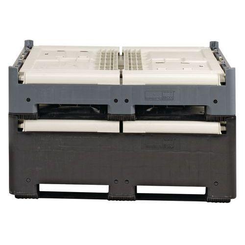 CAISSE-PALETTE PLIABLE CAP.:668 L H HT:805