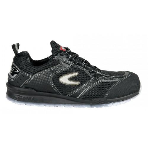 CHAUSSURES DE SÉCURITÉ BASSES PETRI S1 P SRC EN TEXTILE ET CUIR - NOIR - TAILLE 40 COFRA