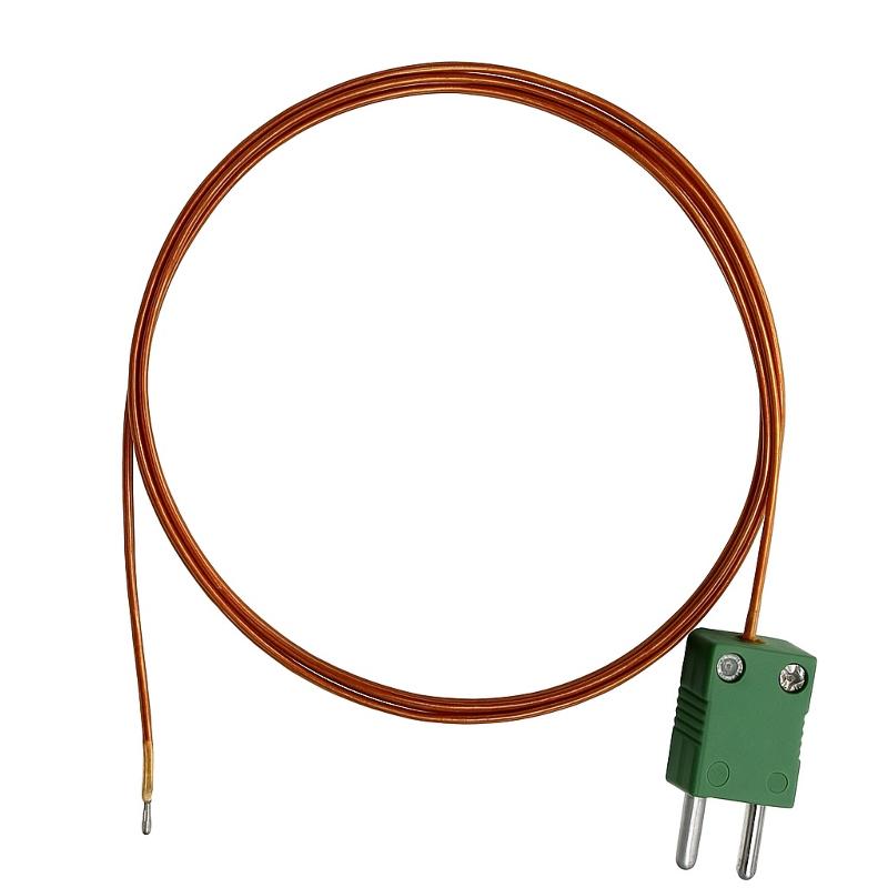 CHAUVIN ARNOUX - Sonde de température thermocouple K filaire - 1 mètre - Connecteur miniature mâle - Plage de -50°C à 350°C_0