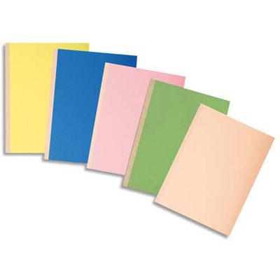 CHEMISE A SOUFFLET EXACOMPTA FOREVER - DOS TOILE - CARTE 320G RECYCLEE - 24 X 32 CM - COLORIS ASSORTIS - PAQUET DE 10