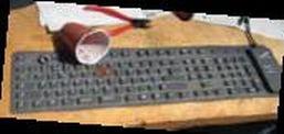 Clavier souple étanche - Résine monomère - Enroulable et résistant aux agents chimiques et corrosifs - Compatible PSII et Windows_0