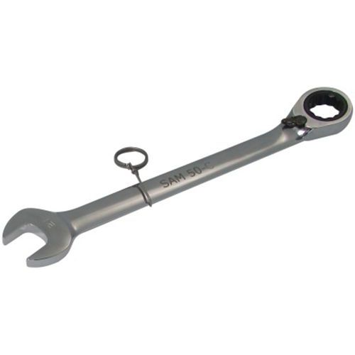 CLÉ MIXTE A CLIQUET 12 MM AVEC CLIP INOX FME - SAM