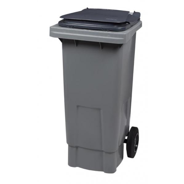 Conteneur à déchets ROSSIGNOL - 80 litres - Sans barre ventrale - Norme EN-840 avec couvercle amortisseur de bruit_0