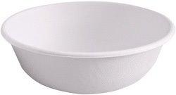 COUPELLE EN CANNE À SUCRE, ROND, 850 ML, BLANC - LOT DE 3