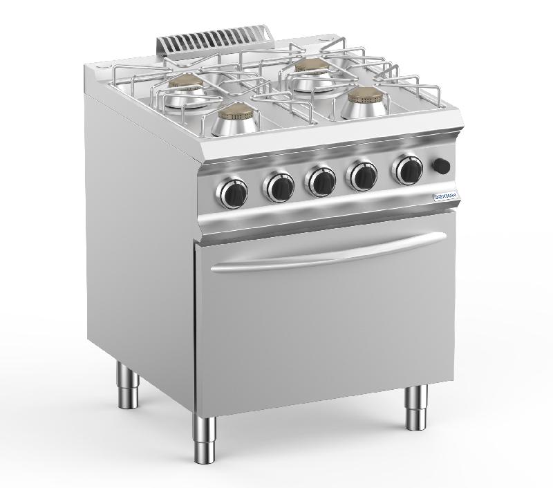 CUISINIÈRE À GAZ DEXION LUX 700 - 70/73 AVEC FOUR À GAZ - 34 KW