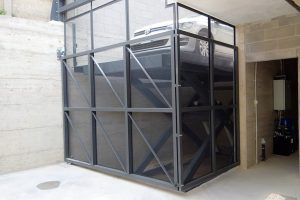 Dynamic Lift DLF - Monte-voiture RAF 73 - Capacité maximale 2500 kg - Structure autoporteuse pour hauteurs jusqu'à 3,7 m_0