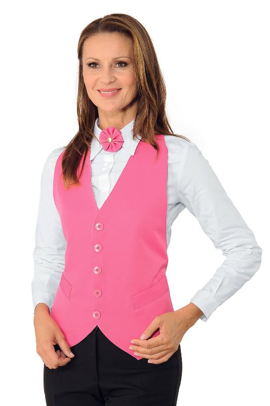 GILET CHEF DE RANG BOLERO FUCHSIA