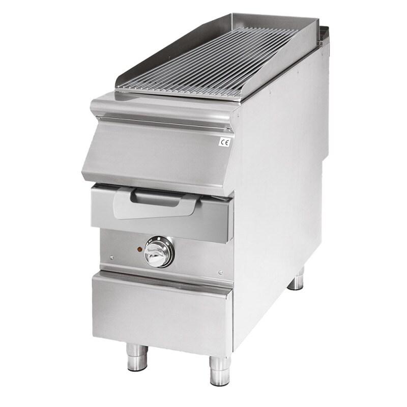 Grillade électrique, zone de cuisson en inox, viande/poisson 400x730x870 mm - VIRTUS - 4068875005311_0