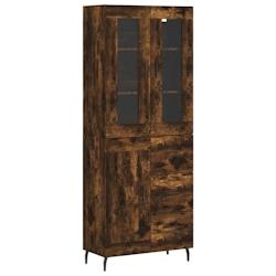 Helloshop26 - Buffet bahut commode armoire meuble de rangement organisateur cuisine salle de séjour salon haut 69,5 x 34 x 180 cm 02_0033505 - 300021_0