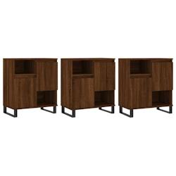 Helloshop26 - Buffet bahut commode armoire meuble de rangement organisateur cuisine salle de séjour salons 3 pcs bois d'ingénierie 02_0037093 - 3000_0