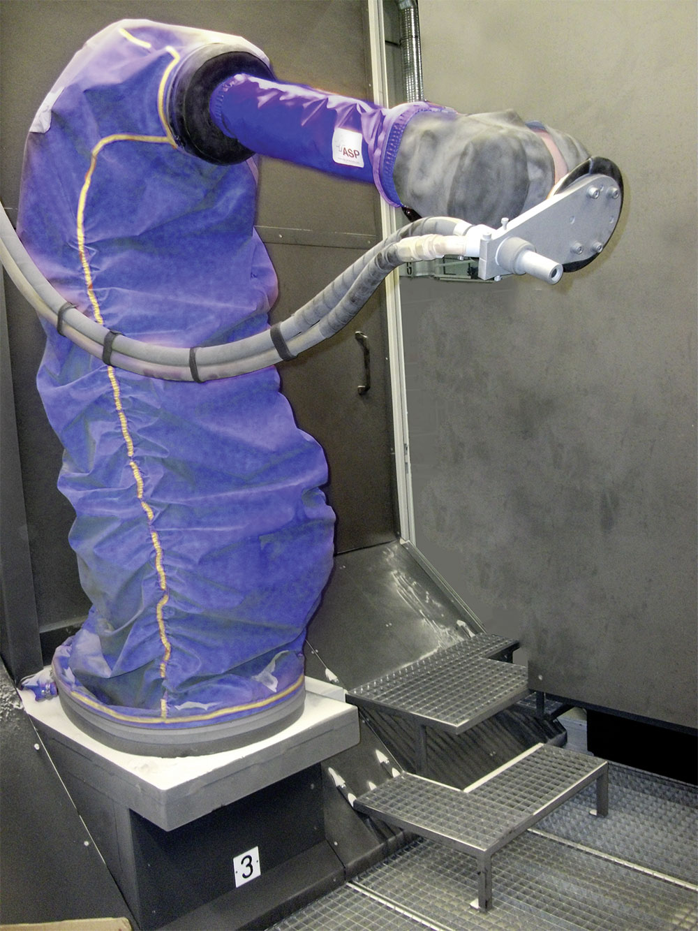Housse pour robot de pulvérisation - Tissus polyamide TORCAL-B+ et options sur mesure_0