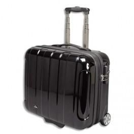 JUSCHA PILOT CASE EN POLYCARBONATE ET ABS RIGIDE VERNIS NOIR HOUSSE POUR PORTABLE DÉTACHABLE