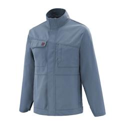 Lafont - Blouson de travail coton majoritaire JASPE Bleu Métal Taille L - L bleu 3609705719698_0