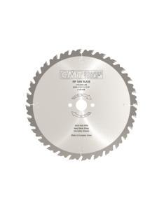 LAME CIRCULAIRE CARBURE BOIS - DIAMÈTRE 350MM - ALÉSAGE 30MM - 36 DENTS ALTERNÉES + ANTI-RECUL - EP 3,2/2,2 - CMT ORANGE TOOLS