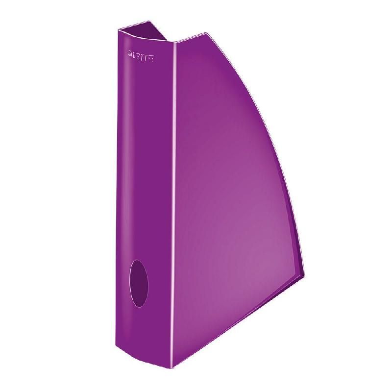 LEITZ PORTE-REVUES LEITZ WOW EN POLYSTYRÈNE, 60 MM, VIOLET