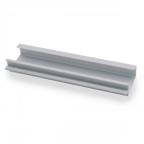 LOT DE 4 POIGNÉES PROFIL EN ALUMINIUM RECOUPABLE SEVESO LONGUEUR 2,4 M - LARGEUR 17 MM HETTICH