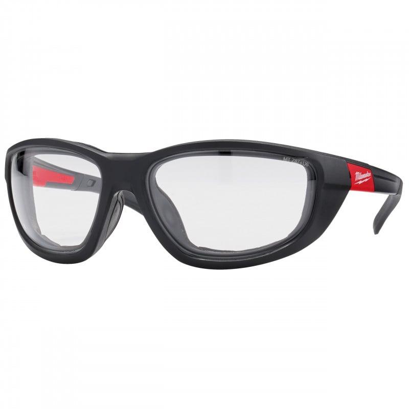 Lunettes de sécurité claires - haute performance joint amovible - anti-buee & anti-rayure - MILWAUKEE | 4932471885_0