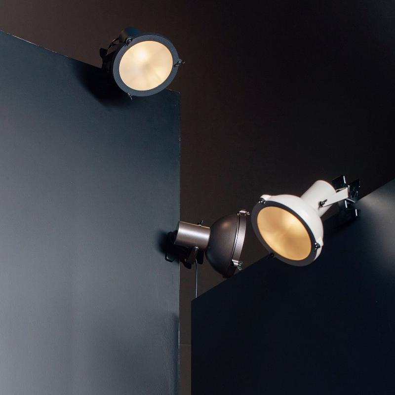 NEMO PROJECTEUR 165 APPLIQUE MURALE, BRUN MOKA