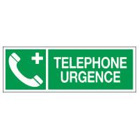 PANNEAU TÉLÉPHONE URGENCE