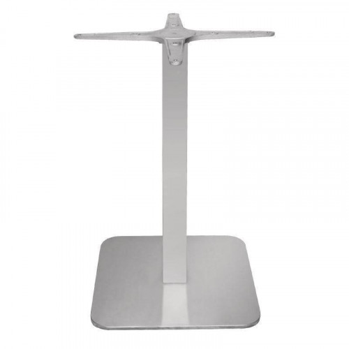 PIED DE TABLE INOX BASE CARRÉE BOLERO