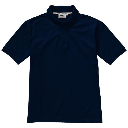 Polo manches courtes pour homme Forehand 33S01494 - maille piquée 100% coton peigné 200-220 g/m²_0
