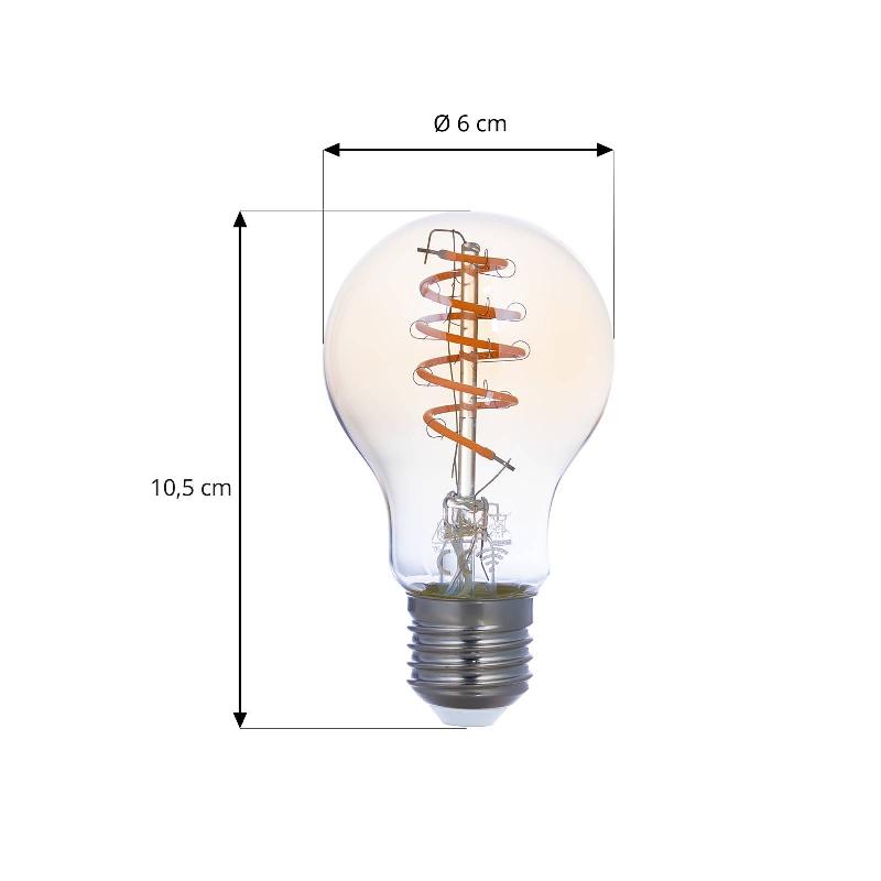 LUUMR SMART AMPOULE LED A60 E27 AMBRE 4,9W TUYA WLAN