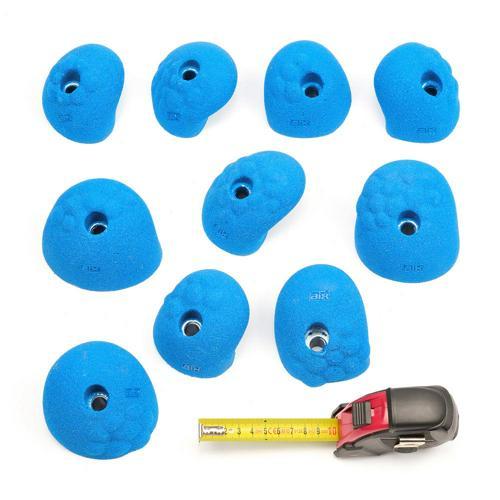LOT DE 10 PRISES D'ESCALADE PÉDAGOGIQUES 4-10 ANS