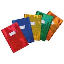 PROTÈGE-CAHIER GLAMOUR, A4, FILM BRILLANT, SET DE 5 - LOT DE 3
