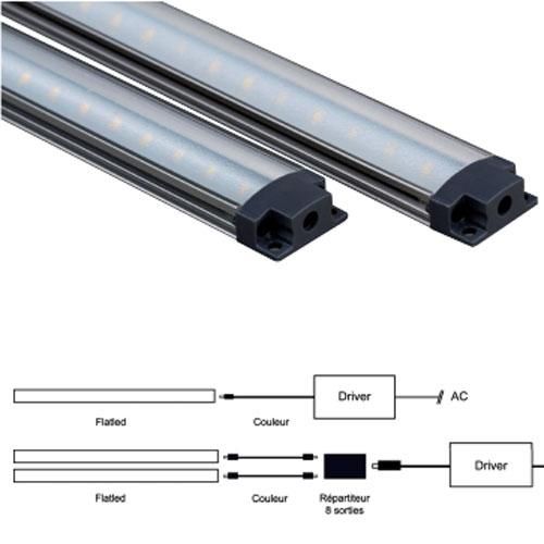 Réglette LED 10W 3000K 1m LCI - maximum 5 réglettes en ligne_0