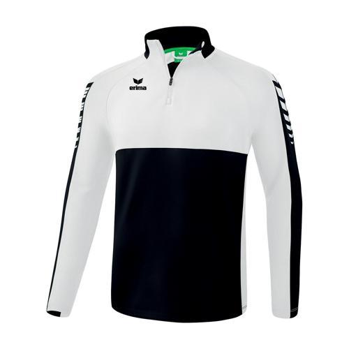 SWEAT ENFANT - ERIMA - SIX WINGS NOIR/BLANC