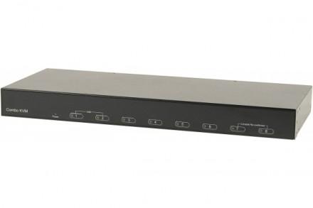 Switch KVM évolutif - administration locale 8 serveurs - connectique USB/PS2 - extensible IP_0