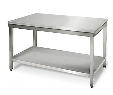 Table démontable centrale tout inox - 1000x700x850 mm - PBUD-DCTCE107_0