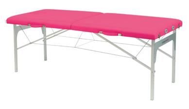 Table de massage pliante en aluminium - tendeur standard C-3411M61 - 70x182 cm - réglable en hauteur_0