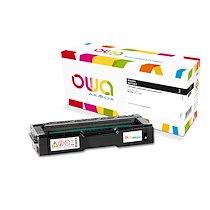 TONER REMANUFACTURÉ OWA - STANDARD - NOIR - POUR RICOH 407543
