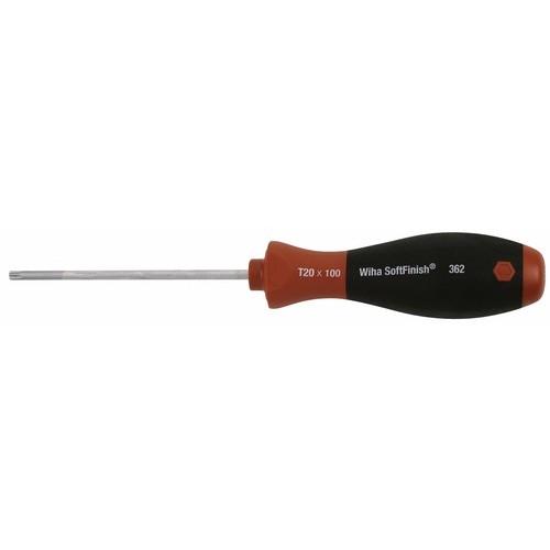 TOURNEVIS TORX SOFTFINISH - LAME RONDE POUR EMPREINTE TORX - 15X80 - 01291 WIHA