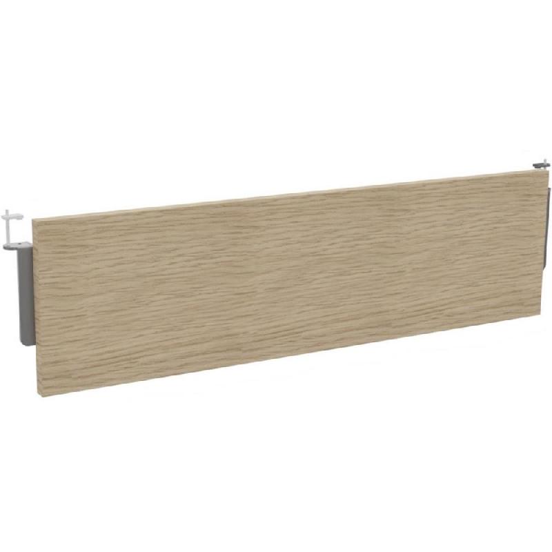 VOILE DE FOND BUROCOLOR+ - CHENE - POUR BUREAU L. 120 CM PIEDS ALU