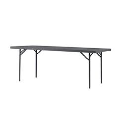 ZOWN Table pliante rectangulaire 200 x 90 cm XXL200 Classic - gris plastique PT-29_0