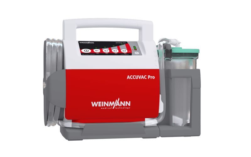 Accuvac Pro - Aspirateur de mucosité portable et électrique - Weinmann - Puissance d'aspiration de 34 l/min_0