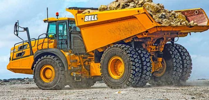 B45e (4x4) tombereaux articulés - bell - 41 000 kg