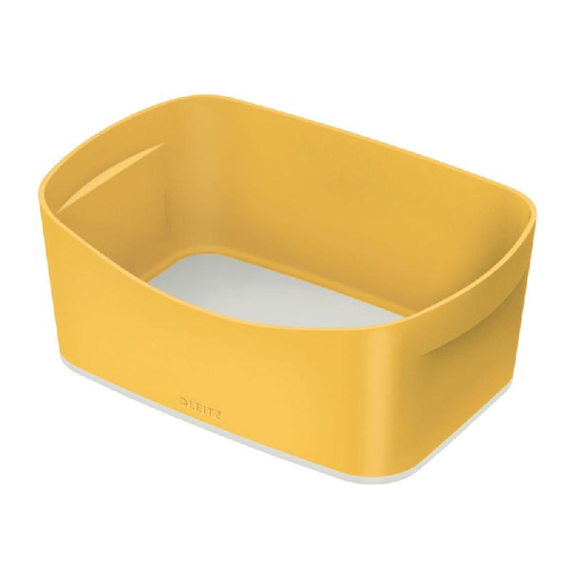 BAC DE RANGEMENT EN ABS LEITZ MYBOX COSY - JAUNE