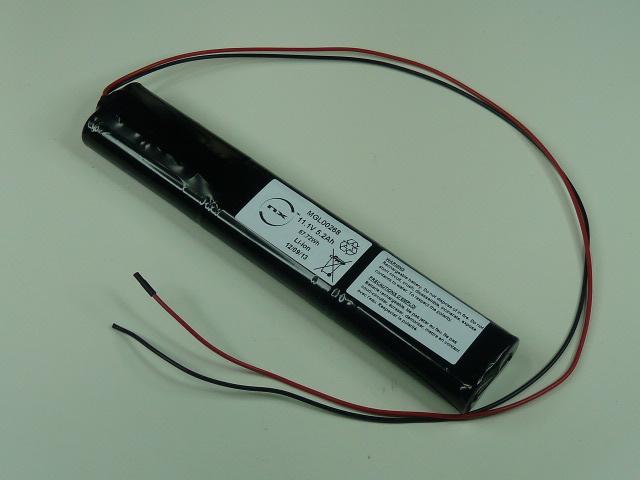 Batterie industrielle Li-Ion 6x 18650 3S2P ST5 - 11.1V 5.2Ah F500 - Marque NX_0