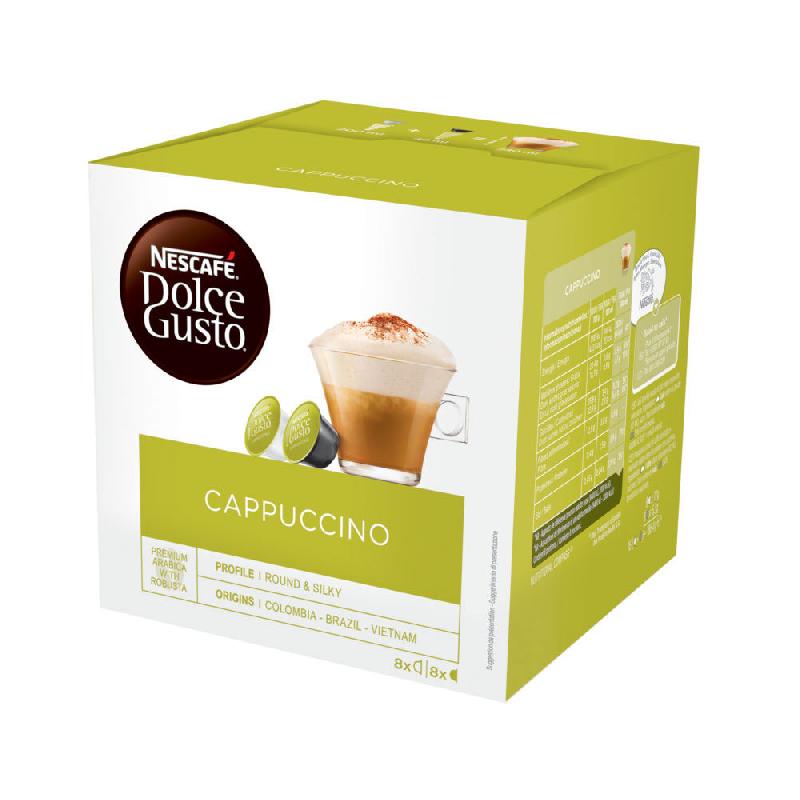 CAPPUCCINO NESCAFE DOLCE GUSTO - PAQUET DE 16 CAPSULES
