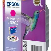 CARTOUCHE IMPRIMANTE JET D'ENCRE MAGENTA EPSON T0803 - C13T08034011