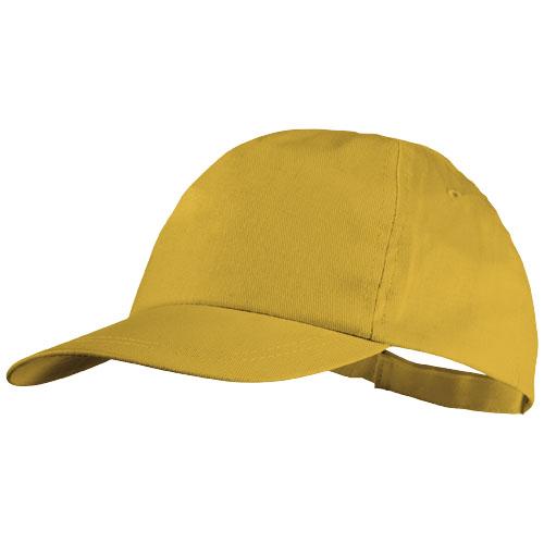 Casquette Basic 5 panneaux - œillets brodés pour aération - fermeture velcro - coton 155-160 g/m²_0