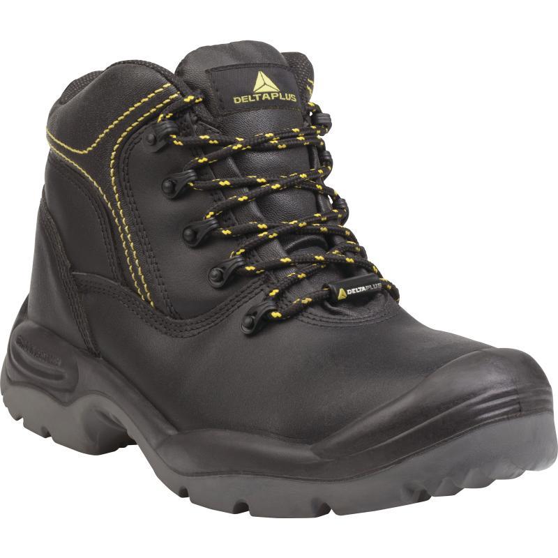 Chaussures de sécurité montantes en cuir lisse de buffle - Santanas3 - S3, semelle PU bi-densité_0