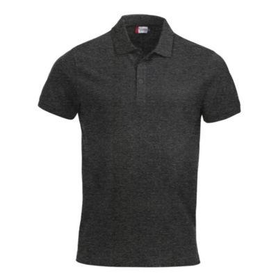 CLIQUE Polo Homme MC Anthracite Chiné M_0