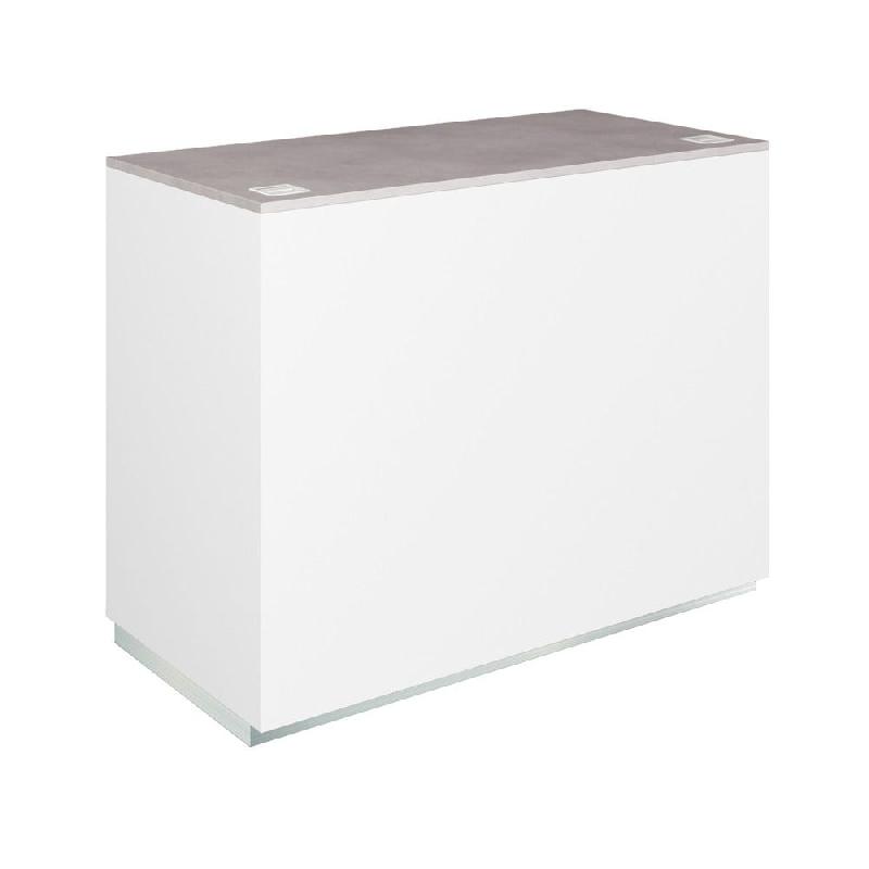 Comptoir Cage béton 1 tiroir 2 tablettes 120x60x93cm_0