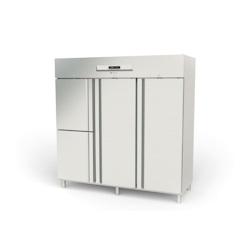 CORECO Armoire Avec Cremailleres 2 Portillons 2 Portes Gn2/1 - Isolation 75Mm - 2055X860X2130 - Capacite 2197L - Temperature -20C/-15C ACG-2004 - Acie_0