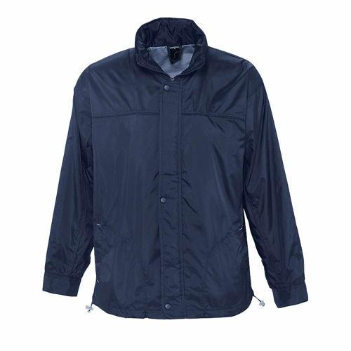 COUPE-VENT DOUBLÉ JERSEY EN NYLON MARINE